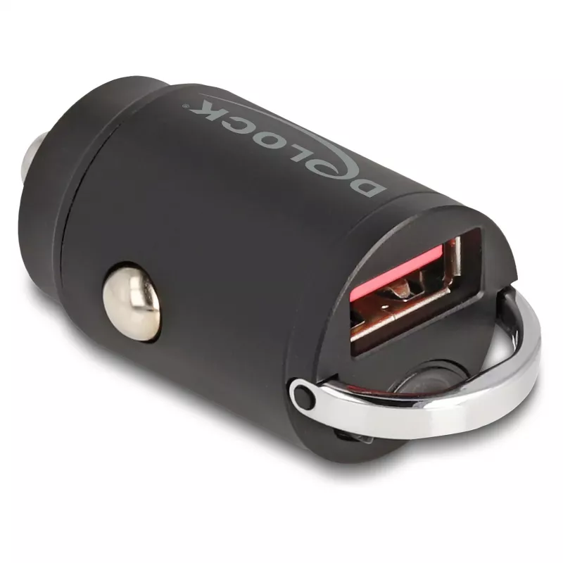 DeLOCK 64277 Mobiles Ladegerät Universal Schwarz Zigarettenanzünder Schnellladung Auto