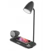 Tischlampe Tellur TLL151361 mit kabellosem Qi-Ladegerät und Bluetooth-Lautsprecher, einstellbare Beleuchtung