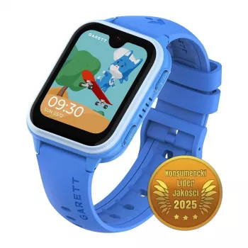 Smartwatch Garett Kids Vibe Ai 4G blau – GPS-Tracking, wasserdicht