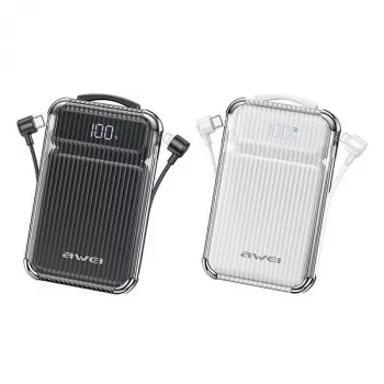 Powerbank 10000mAh 38,5 W P89K integra. Kabel