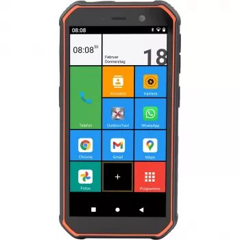 Smartphone Olympia TREK 5,5 Zoll 3 GB 32 GB Schwarz Orange