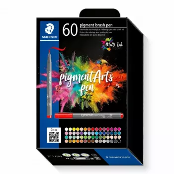 Brush Pen Staedtler Pigment Arts 60 Stück