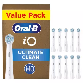 Oral-B iO Ultimate Clean Aufsteckbürsten, weiß, 10 Stück