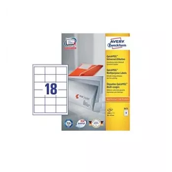 Selbstklebendes Etikett Avery 3671