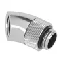 Barrow 45° drehbarer Adapter G1/4 Außengewinde auf G1/4 Innengewinde, Silber, Modell TWT45-B01 s