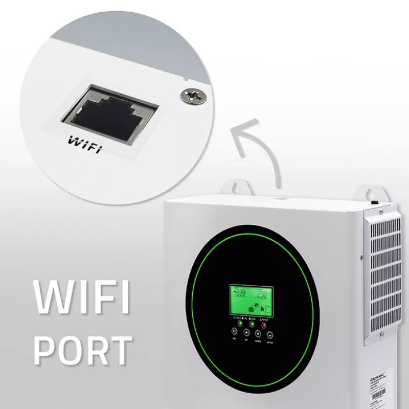 Qoltec Solar Hybrid Wechselrichter Off-Grid 1500W