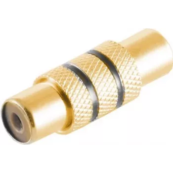Adapter ShiverPeaks 57040-MGS Cinch (RCA) Buchse auf Cinch (RCA) Buchse, Metallkupplung