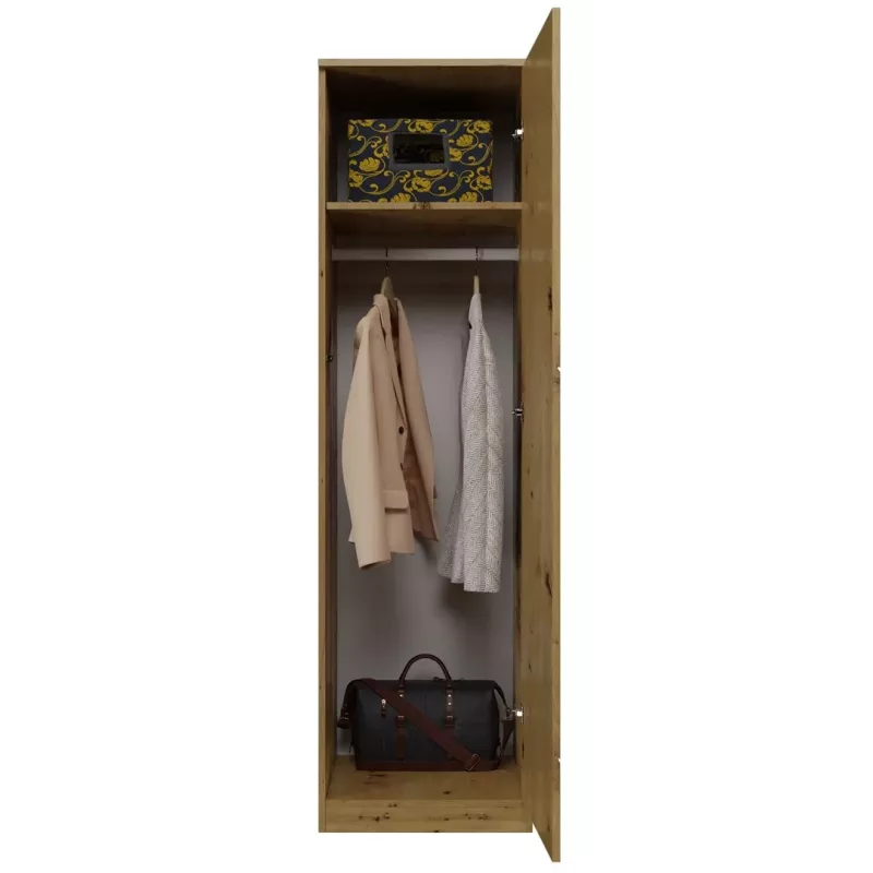 Topeshop SD-50 ARTISAN KPL bedroom wardrobe/closet 5 shelves 1 Tür(s) Eiche