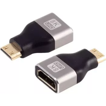 HDMI-C-Adapter ShiverPeaks 8K Metal — kompakter HDMI-auf-USB-C-Videoadapter, 8K unterstützt