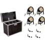 LED-Spot EUROLITE 4C-7 Silent schlank 4x mit USB QuickDMX – kompakter 4-Kopf DMX-Scheinwerfer