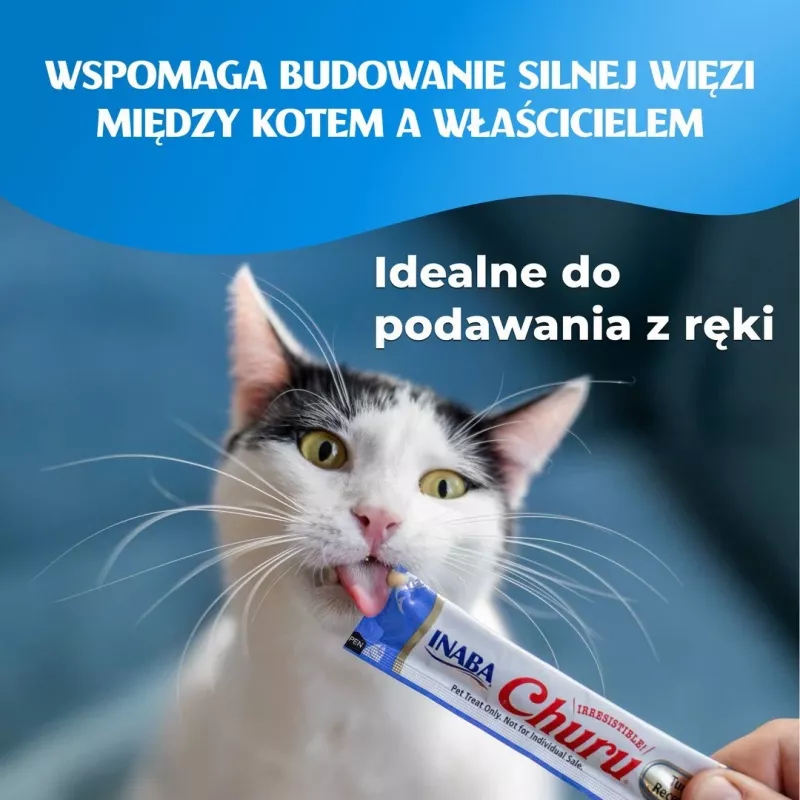 Nassfutter für Katzen INABA Churu 80P Thunfisch-Rezept — 80 Tuben x 14 g