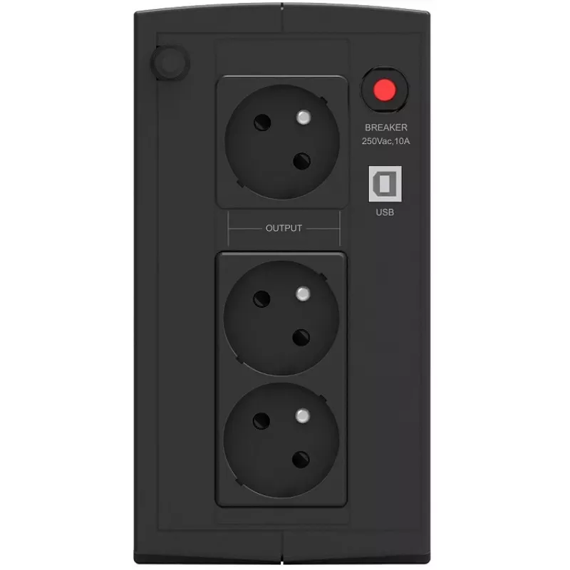 PowerWalker 10121071 unterbrechungsfreie Stromversorgung (USV) Line-Interactive 1 kVA 600 W 3 AC-Ausgänge