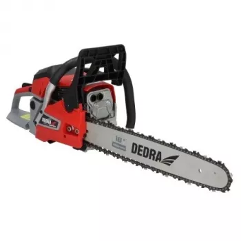 Benzin-Kettensäge Dedra DED8718, 45 cm Schwert, 2,4 kW Motor