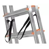 Klappleiter Krause 120410, Aluminium, 6 Stufen, Breite 480 mm, maximale Höhe 105 cm