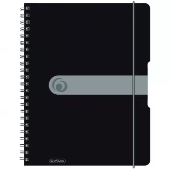 Schreibblock Herlitz 11293073 A4 80 Blatt Schwarz