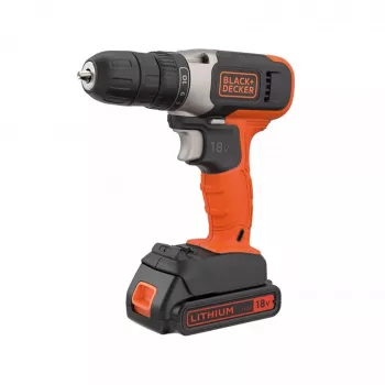 BLACK & DECKER | Akku-Bohrschrauber | BCD001C2-QW | 18 V | 2x1,5 Ah | Lithium
