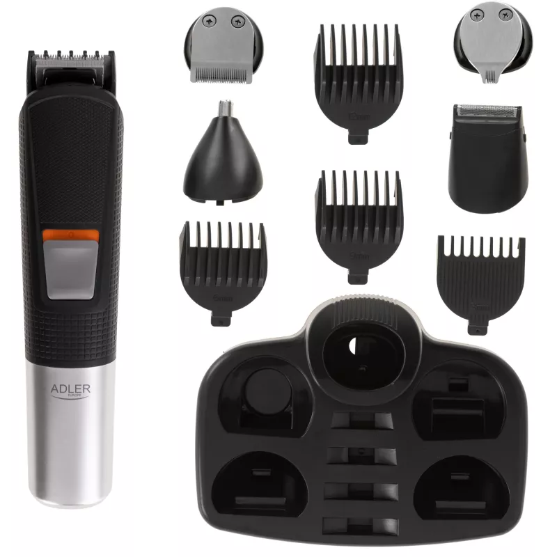Adler Grooming-Set 5 in 1 | AD 2943 | Kabellos | Anzahl Längenschritte 4 | Schwarz