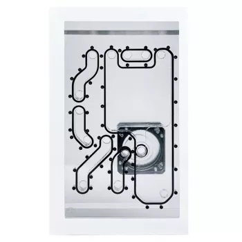 Frontplatte Stealkey Customs für Lian Li O11D Mini MK2 — weiß (SW10011.1)