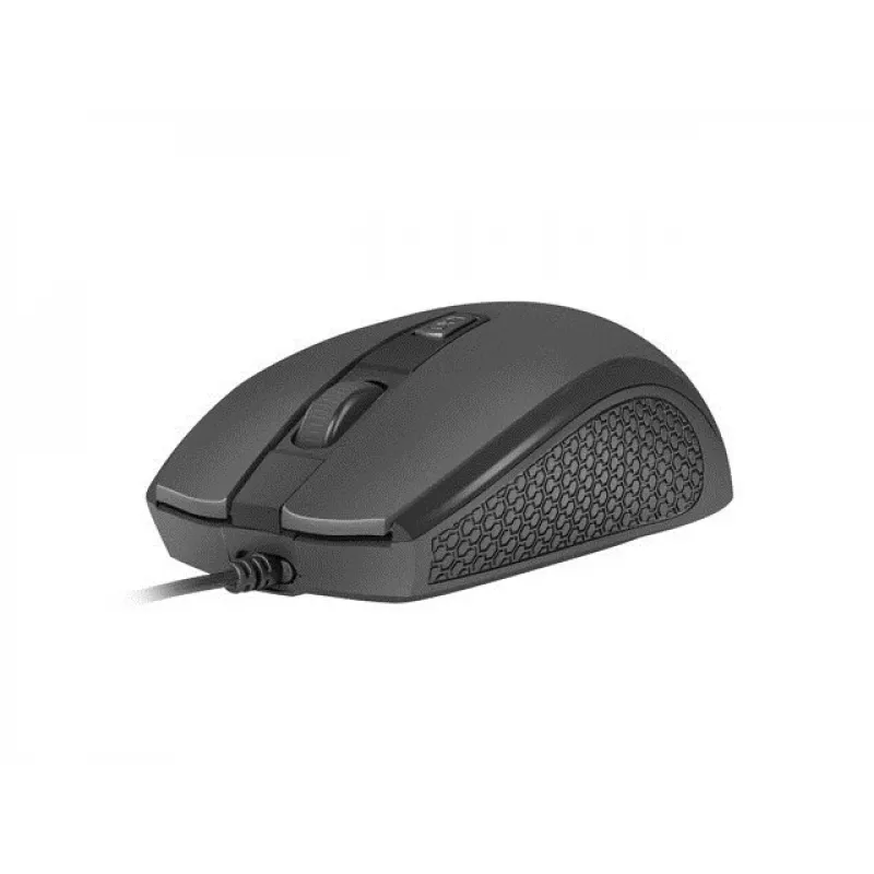 Natec Optical Maus HOOPOE 2 1600 DPI, USB, Schwarz