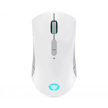 Gaming-Maus Lenovo Legion M600 RF Wireless + Bluetooth + USB Typ-A, beidhändig, 16000 DPI, 9 Tasten, wiederaufladbar