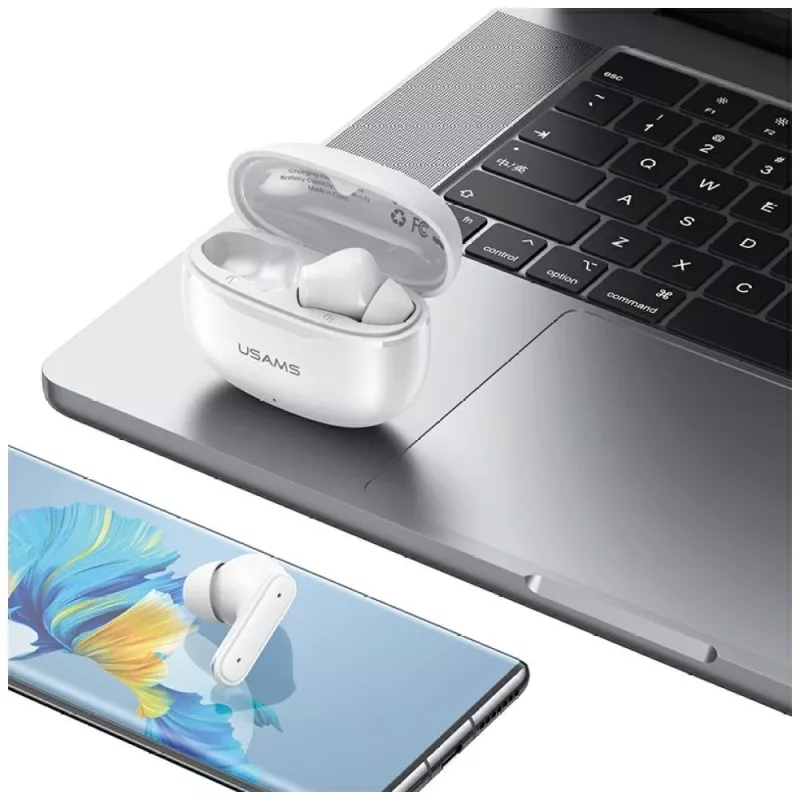 Bluetooth-Kopfhörer 6.0 E05 TWS weiß