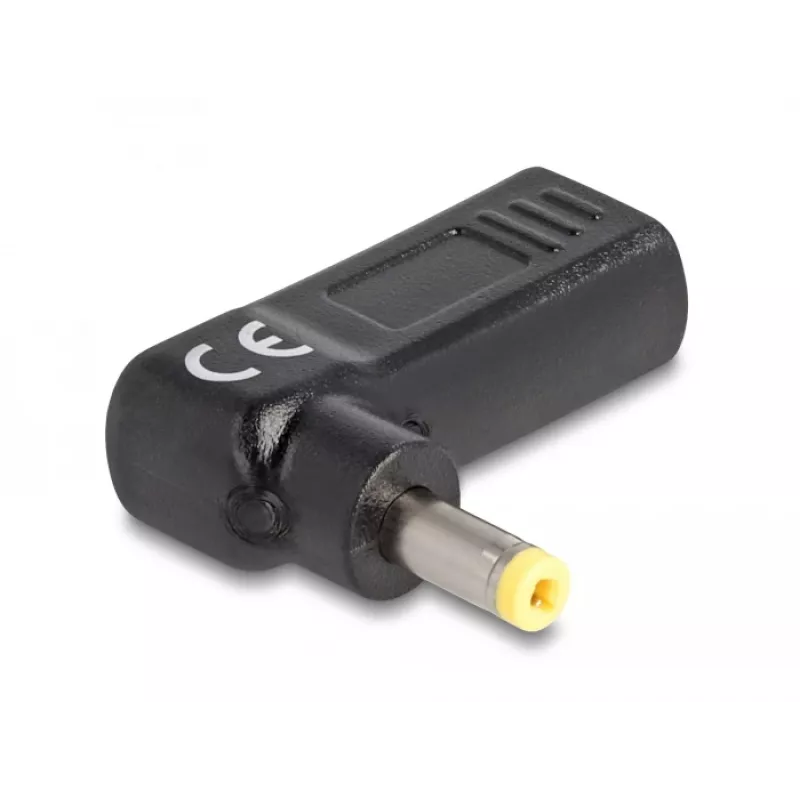 DeLOCK Adapter USB Type-C Buchse auf HP 4,8 x 1,7 mm Stecker 90° abgewinkelt
