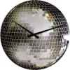 NeXtime Uhr 8801 Small Disco, Ø30 cm, Wand, Silber