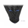 Geflechtschlauch DeLOCK 18909 5 m x 13 mm schwarz