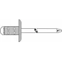 Blindniet GESIPA Polygrip 4,8x10 Al/St Großflansch für 0,5–6,5 mm Materialstärke, 250er-Pack