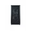 PC Midi Tower Cooler Master MasterFrame 500 Mesh — Schwarz mit transparenter Seite, unterstützt ATX/EATX, 2x200 mm vorne, 1x120 mm hinten