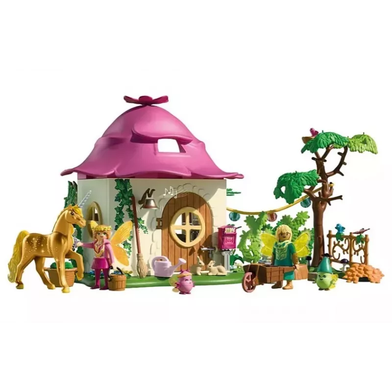 Figuren-Set Princess Magic 71838 Gemütliches Feenhaus und goldenes Einhorn