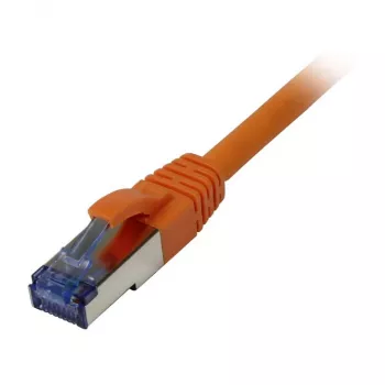 Patchkabel RJ45 - CAT6A 500 MHz - 0,25 m - orange - S-STP(S/FTP) - AWG27 - LSZH - Synergy 21
