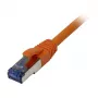 Patchkabel RJ45 - CAT6A 500 MHz - 0,25 m - orange - S-STP(S/FTP) - AWG27 - LSZH - Synergy 21
