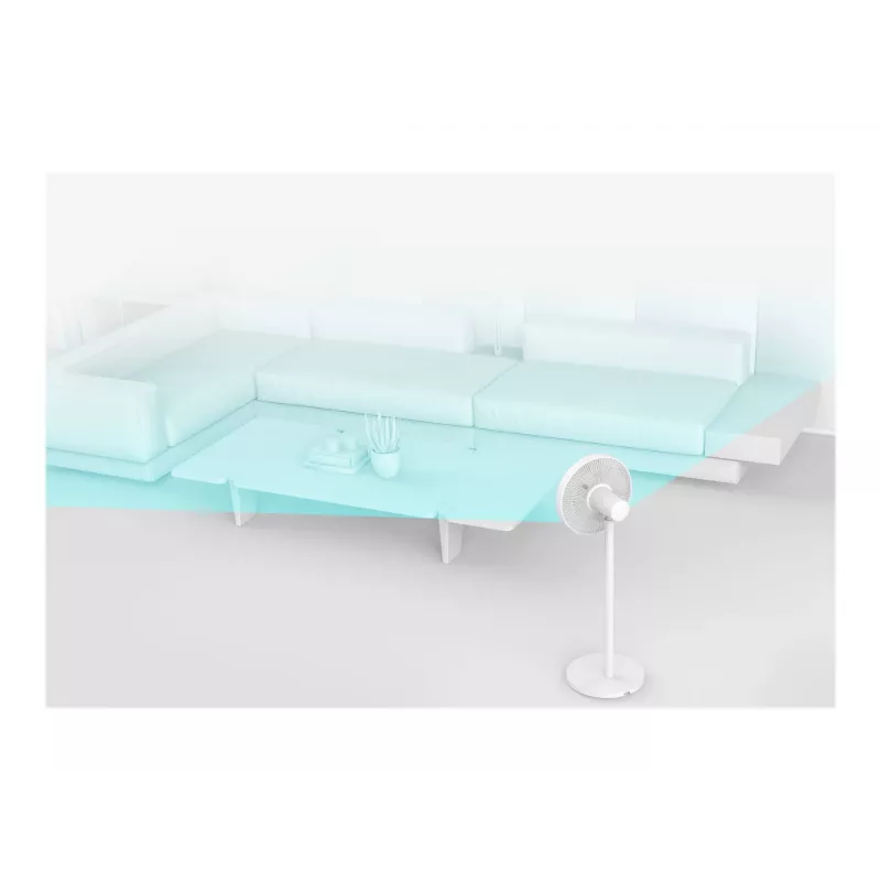 Xiaomi | Mi Smart Standventilator | 2 | Standventilator | Weiß | Durchmesser cm | Anzahl der Geschwindigkeiten | Oszillation | 15 W