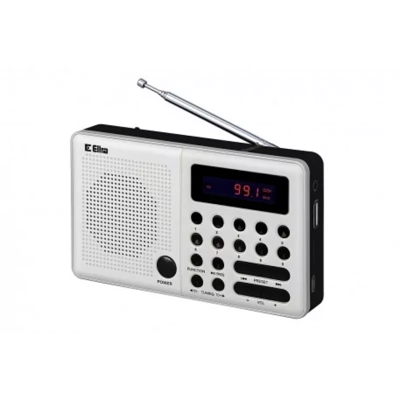 Eltra Radio Pliszka USB, FM weiß