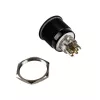 DimasTech PD220 vandalensicherer 25mm Drucktaster Schwarzline Dot RGB