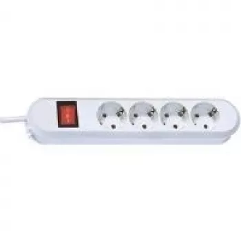 Power Extension Bachmann 381.230K 1.5m 4 AC Outlets White