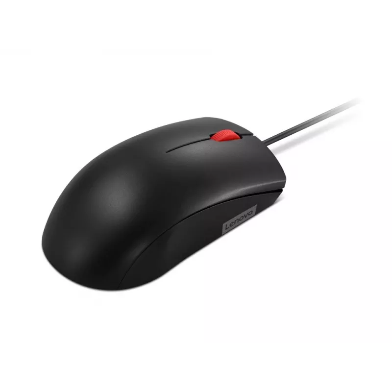 Kabelgebundene USB-A-Maus Lenovo 120 — Schwarz, beidhändig, 1600 DPI, 3 Tasten, 1,5 m Kabel