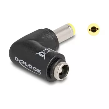 Kabelverbinder DeLOCK 80795 DC 5,5 x 2,1 Schwarz Stecker/Buchse