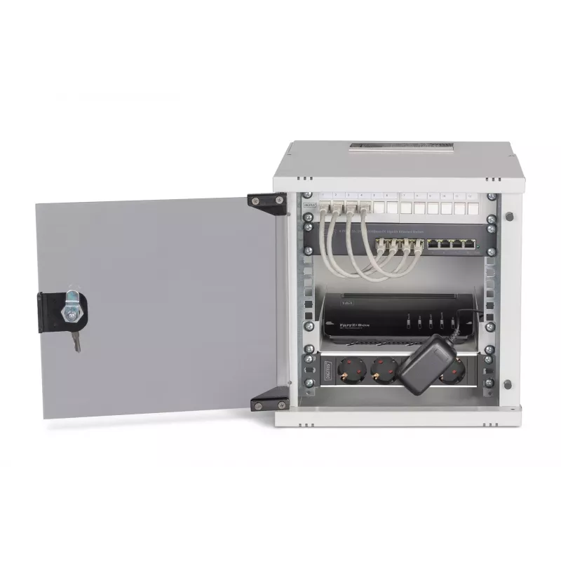 Digitus SOHO Pro Netzwerk-Set, 254 mm (10) - 6U, 315 x 300 mm (B x T)