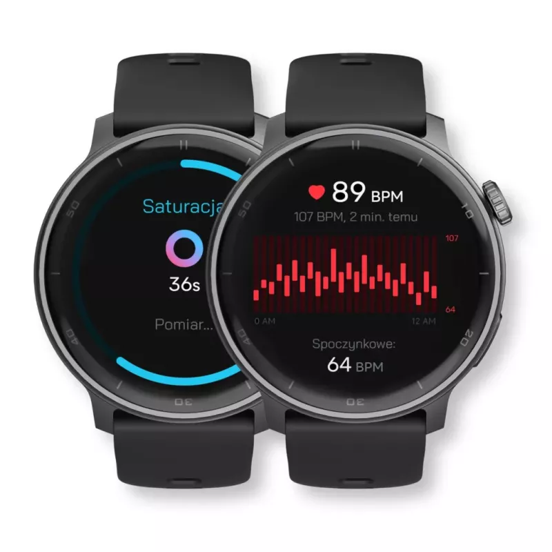 Smartwatch Stelio STSWA101BK Activ GPS 46mm Schwarz
