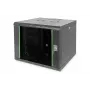 DIGITUS Professional Unique DN-19 09U-6/6-SW - Schrank - Netzwerkschrank - geeignet für Wandmontage - Schwarz, RAL 9005 - 9U - 48,3 cm (19) (DN-19 09U-6/6-SW)
