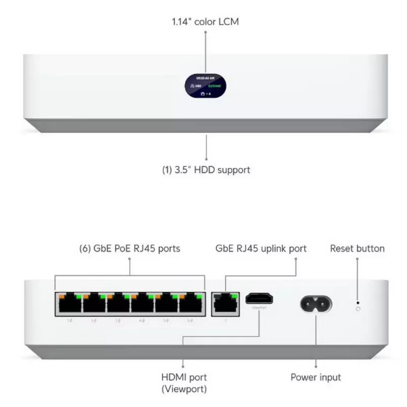 Ubiquiti UNVR-Instant-Kit Video-Überwachungsset Kabelgebunden