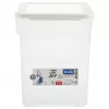 Kunststoff-Waschmittelbehälter Rotho Basic 9 L Modell 1770101100RP, weiß, Deckel, Aufhängeloch