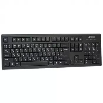 A4Tech KR-85 Tastatur USB QWERTY US Englisch Schwarz