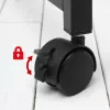 Maclean Klapptisch, schwarz, mobil, 100 x 50 cm, max. 50 kg MC-1250 B
