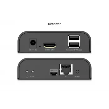 KVM-Extender-Set DIGITUS DS-55355 HDMI over IP 4K 60Hz