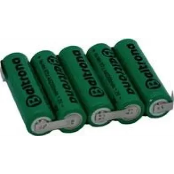 Beltrona RTU5AAZ Akkupack 5x Mignon (AA) Z-Lötfahne NiMH 6 V 2200 mAh (BELRTU5AAZ)