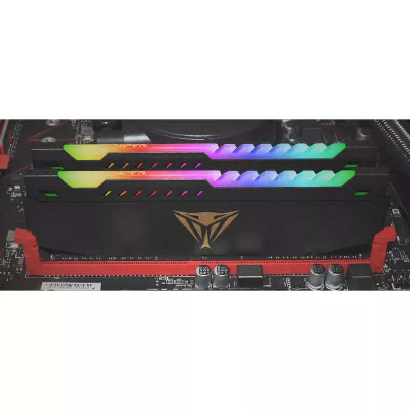 Patriot Viper Steel RGB 32 GB (2x16 GB) DDR4-3600 CL20 Arbeitsspeicher-Kit, PVSR432G360C0K