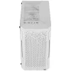 ATX AEROCOOL TRINITY MINI FRGB MICRO MINI TOWER GEHÄUSE MIT GLASPANEEL (WEIß)